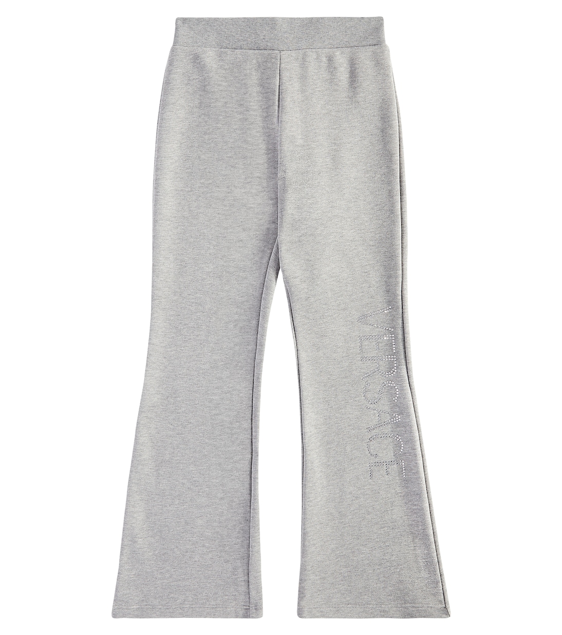

Спортивные брюки из хлопкового джерси с логотипом Versace Kids, Grigio Melange