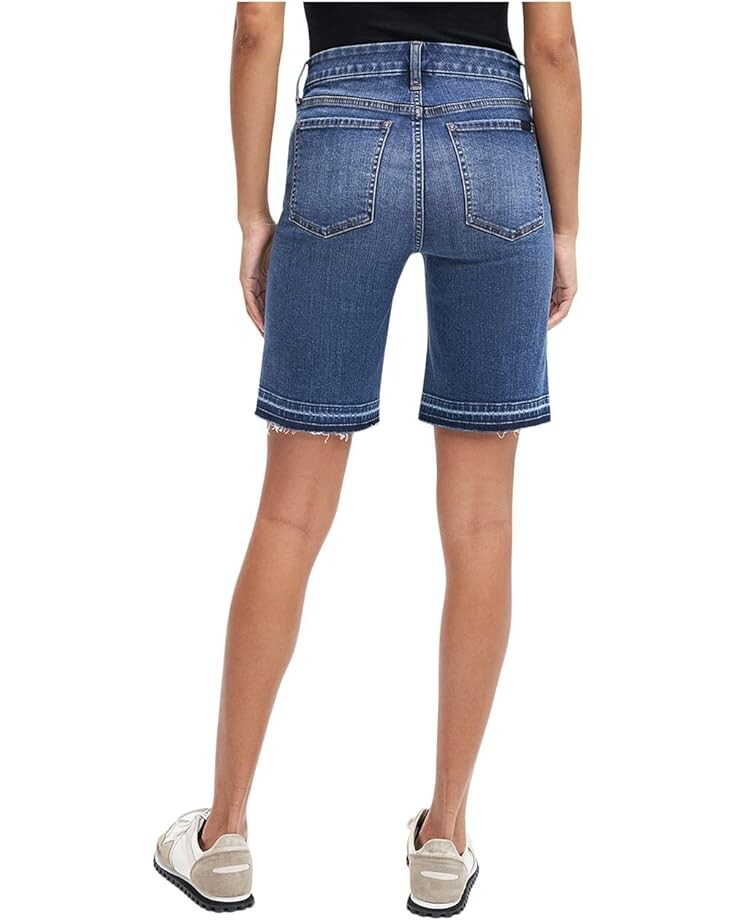 

Шорты JEN7 Bermuda Shorts Released Hem, цвет Wisteria Broken Twill