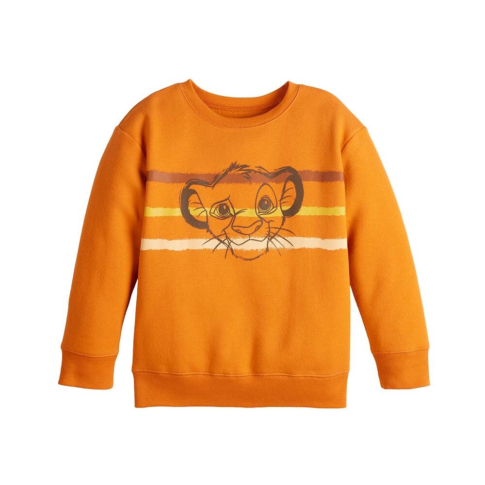 

Флисовый свитер с круглым вырезом Disney's The Lion Simba для мальчиков 4–12 лет от Jumping Beans Disney/Jumping Beans, цвет Simba