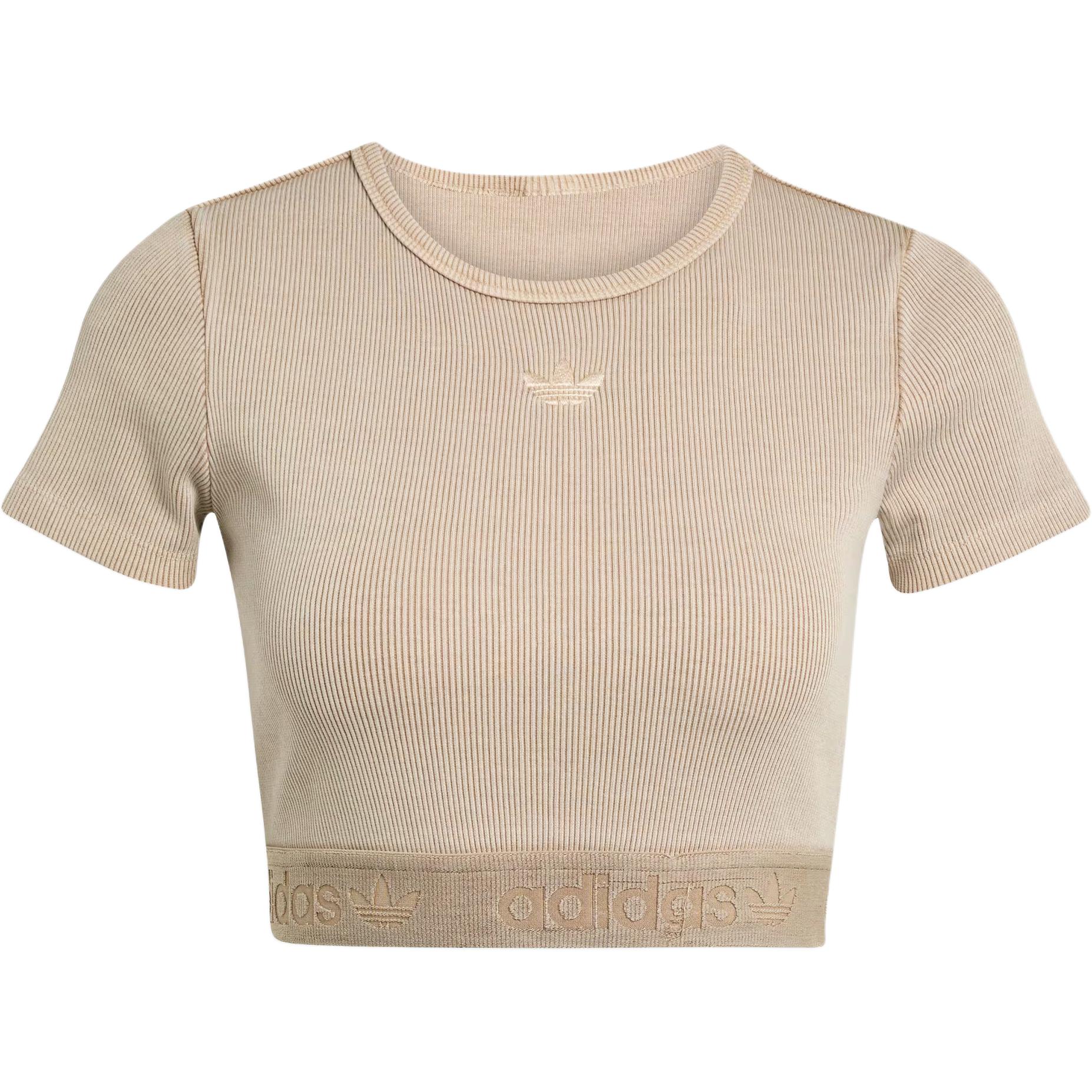 

Футболка ESSENTIALS SS25 Regular женская Adidas Originals, хаки