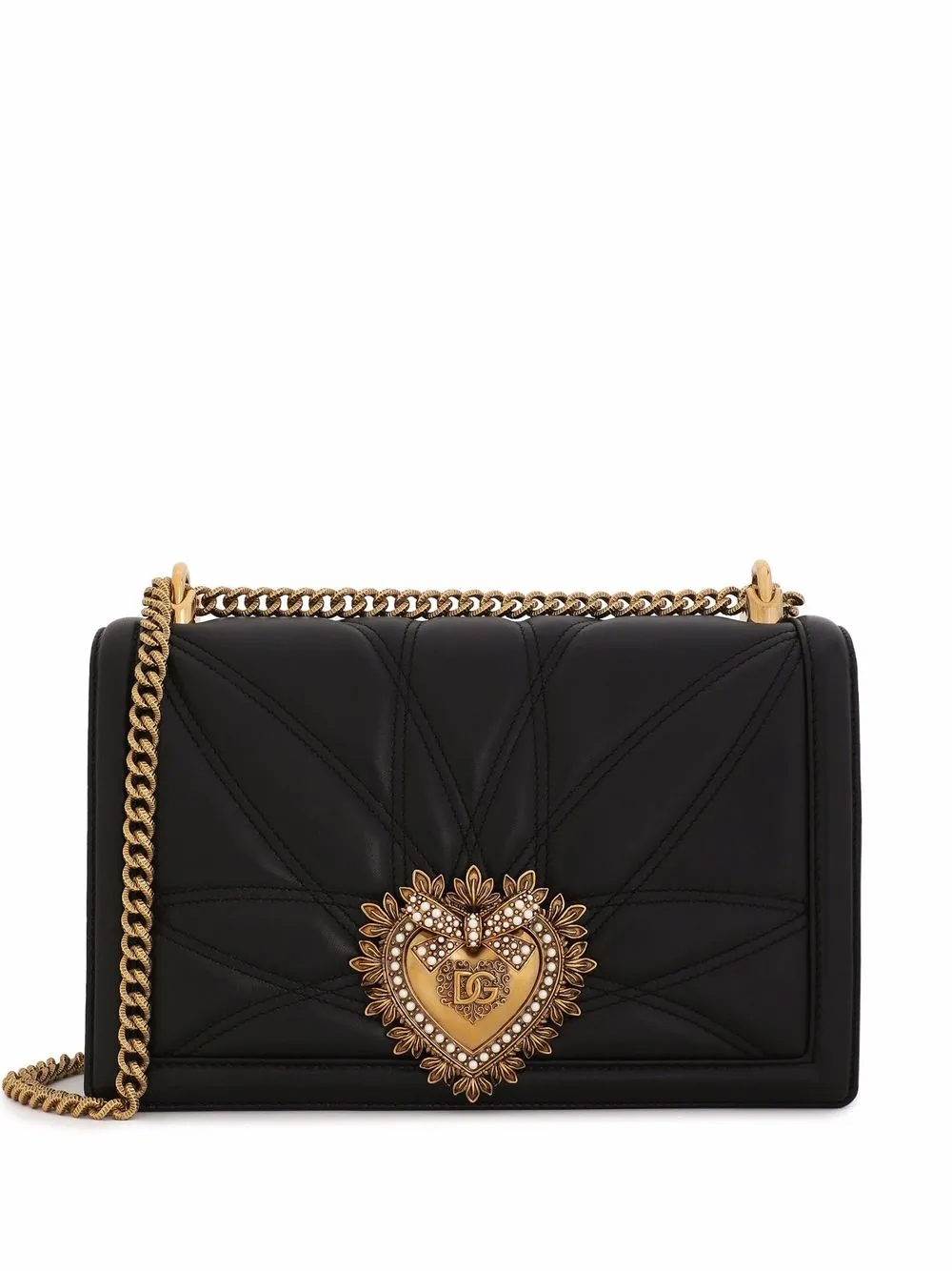 

Большая сумка на плечо Devotion DOLCE & GABBANA, черный