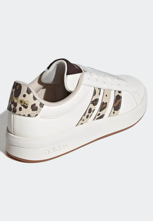 Низкие кроссовки Adidas Sportswear, Core White Crystal Linen Aurora Coffee — фото 4
