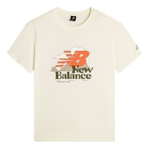 

Футболка с принтом логотипа New Balance, белый