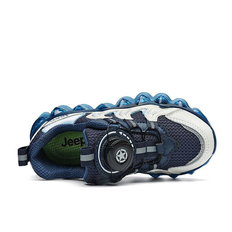 Кроссовки Jeep Kids Lifestyle Shoes Kids Low-top White, синий — фото 3