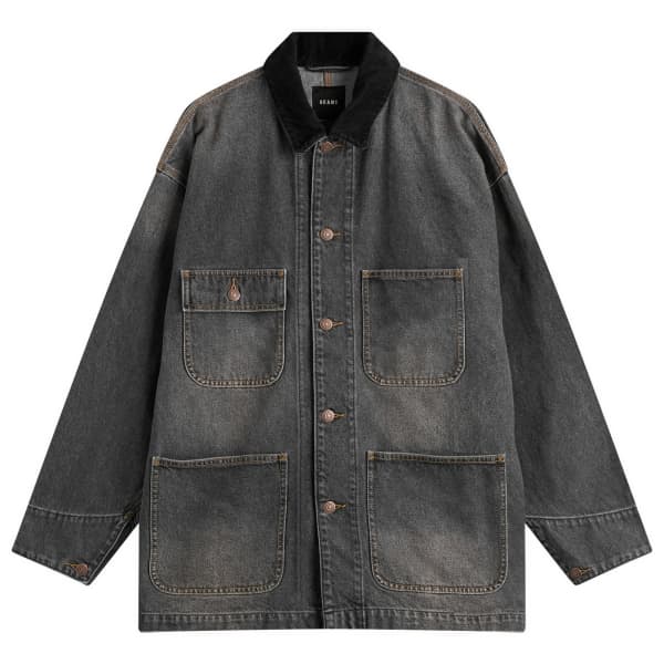 

Свободный джинсовый комбинезон Beams, used черный