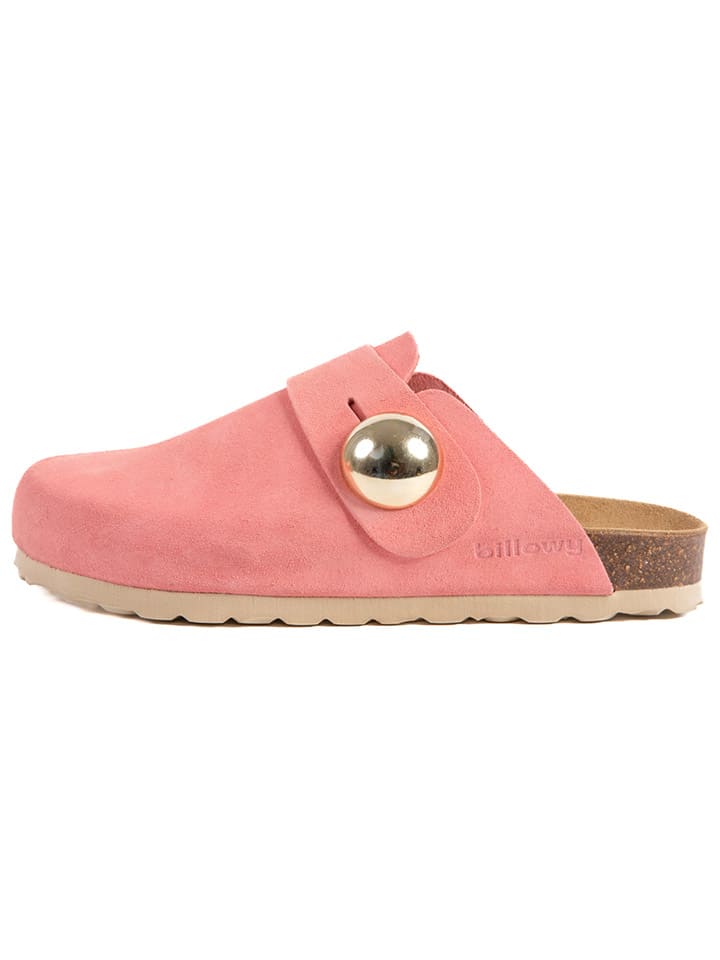 Сабо billowy Leder-Clogs, розовый