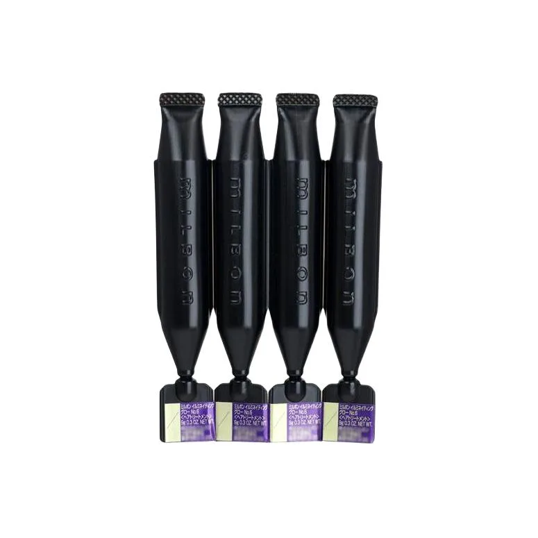 Кондиционер для волос Bright Radiance No.6 Smoothing, Enhancing Hair Color And Shine 9г*4 MILBON, potpourri — фото 3