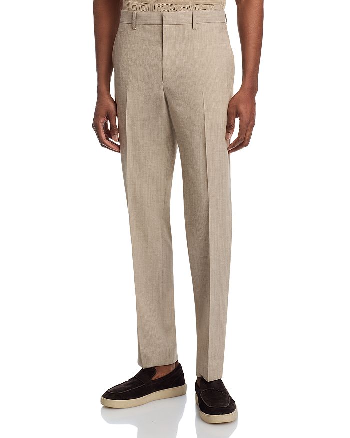 

Брюки костюмные Mayer Mélange Slim Fit с мягким кроем Theory, коричневый/бежевый