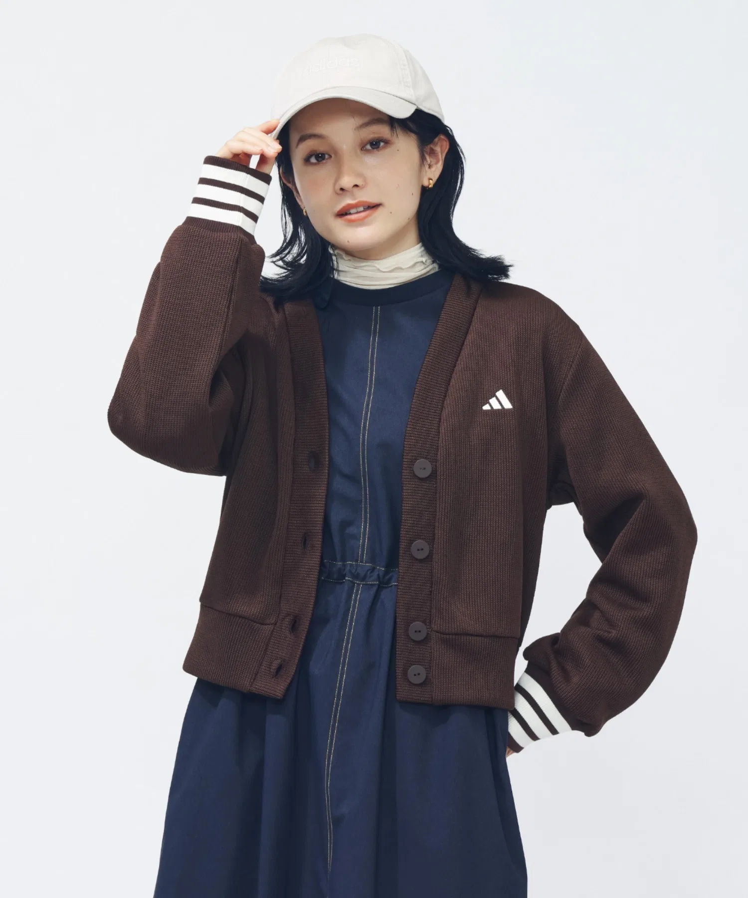 [Лимитированная серия adidas x Alpen] Кардиган adidas Quarter Knit свободного кроя