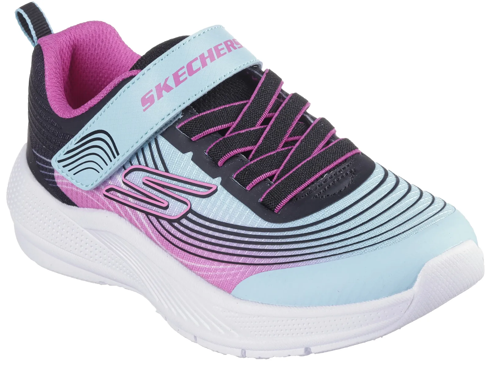 

Детские кроссовки Skechers "MICROSPEC ADVANCE", обувь на липучке, повседневная обувь на резинке и застежке-липучке Skechers Kids, синий
