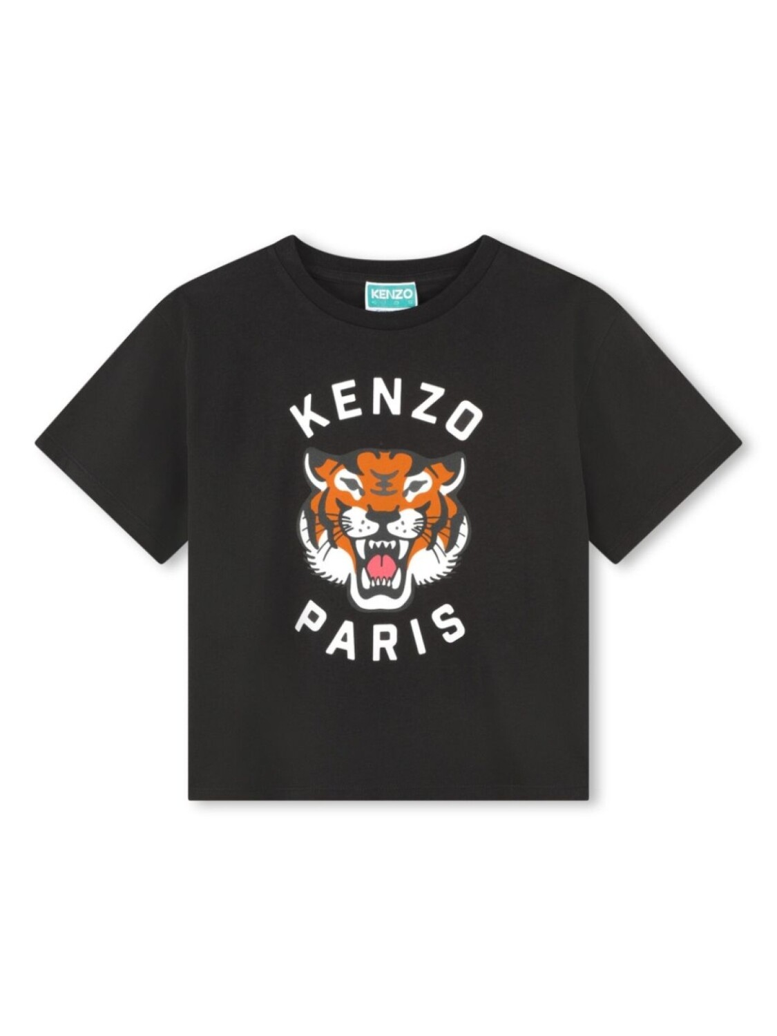 

Kenzo Kids футболка с декором Graphic, черный