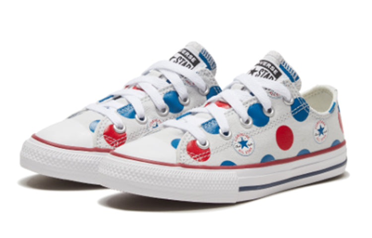 Кеды Converse Chuck Taylor All Star Polka Dots 'White Blue Red', красный — фото 3