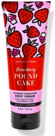 Крем для тела Strawberry Pound Cake Bath & Body Works 226 г