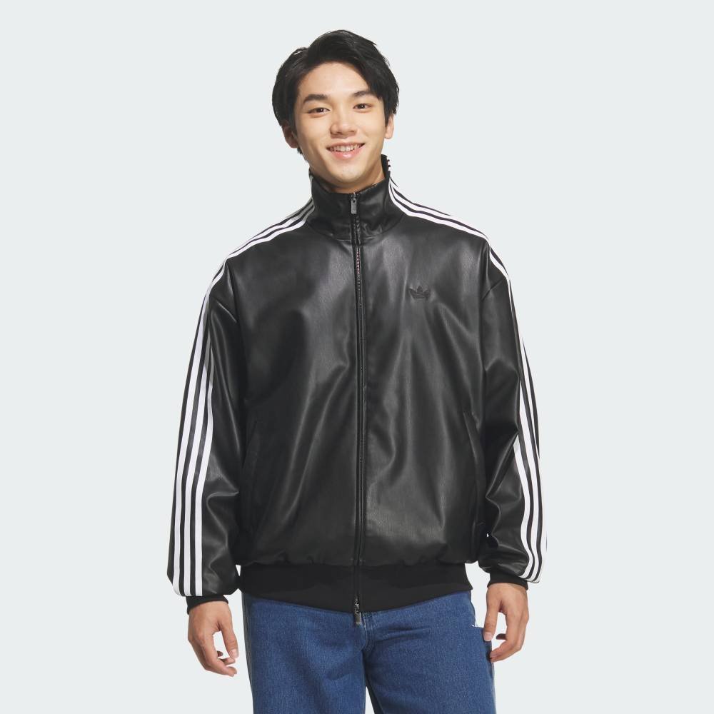 Спортивная куртка из искусственной кожи 3S Adidas, black — фото 3
