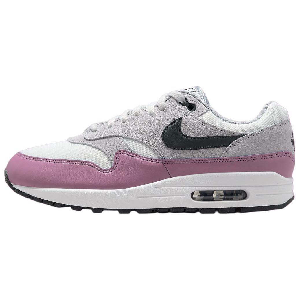 

Кроссовки Air Max 1 Abrasion Resistant низкие повседневные беговые мужские Nike, серый/розовый/красный