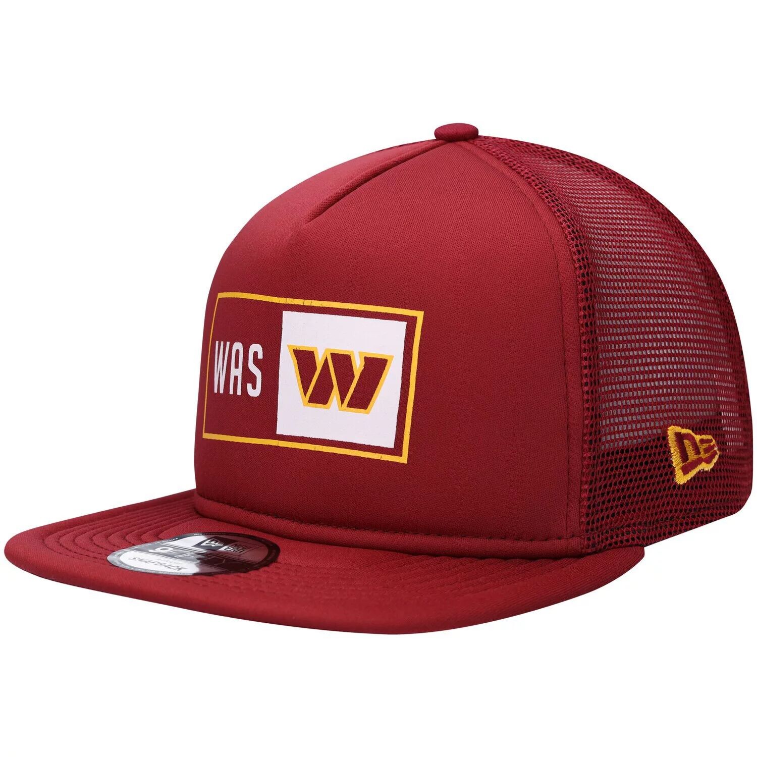 

Мужская кепка New Era бордового цвета Washington Commanders Balanced 9FIFTY Trucker Snapback