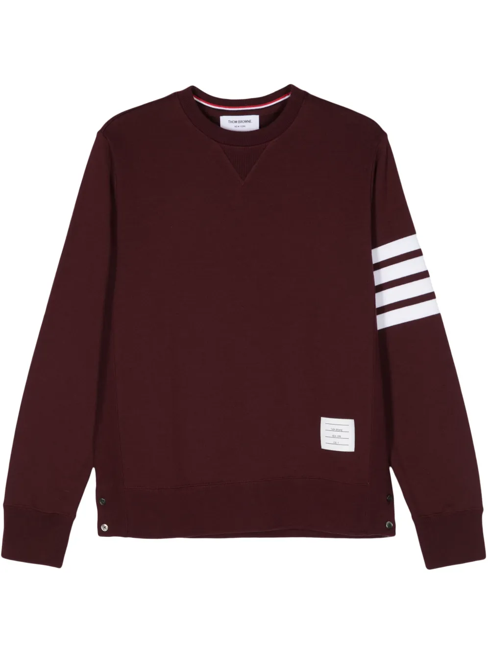 

Толстовка с полосками 4 Bar THOM BROWNE, фиолетовый
