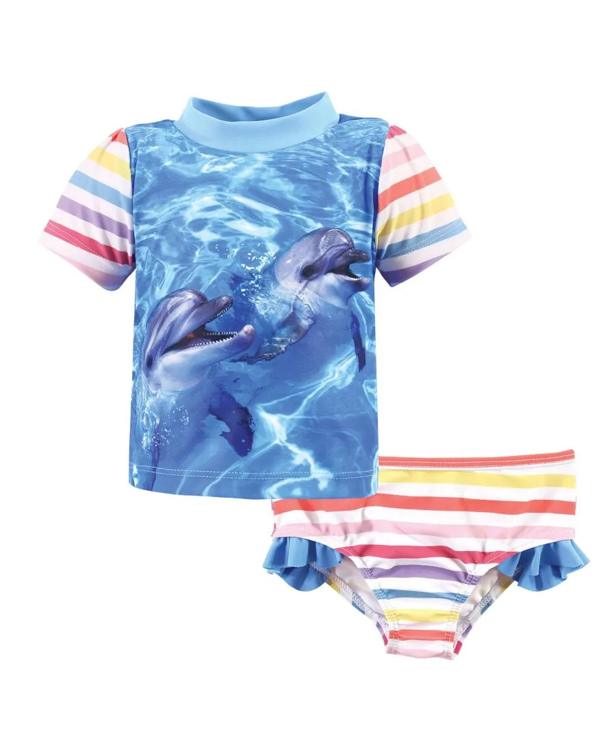 И комплект для плавания «Русалка» Hudson Baby, Girl Dolphin