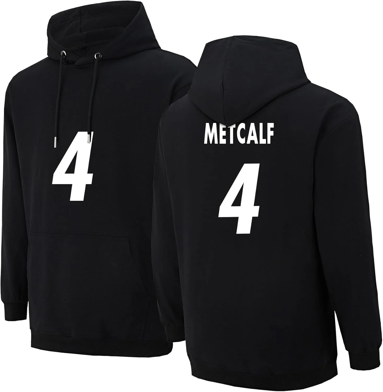 

Мужская футбольная толстовка из хлопкового флиса, с капюшоном и карманом-кенгуру Shxinet