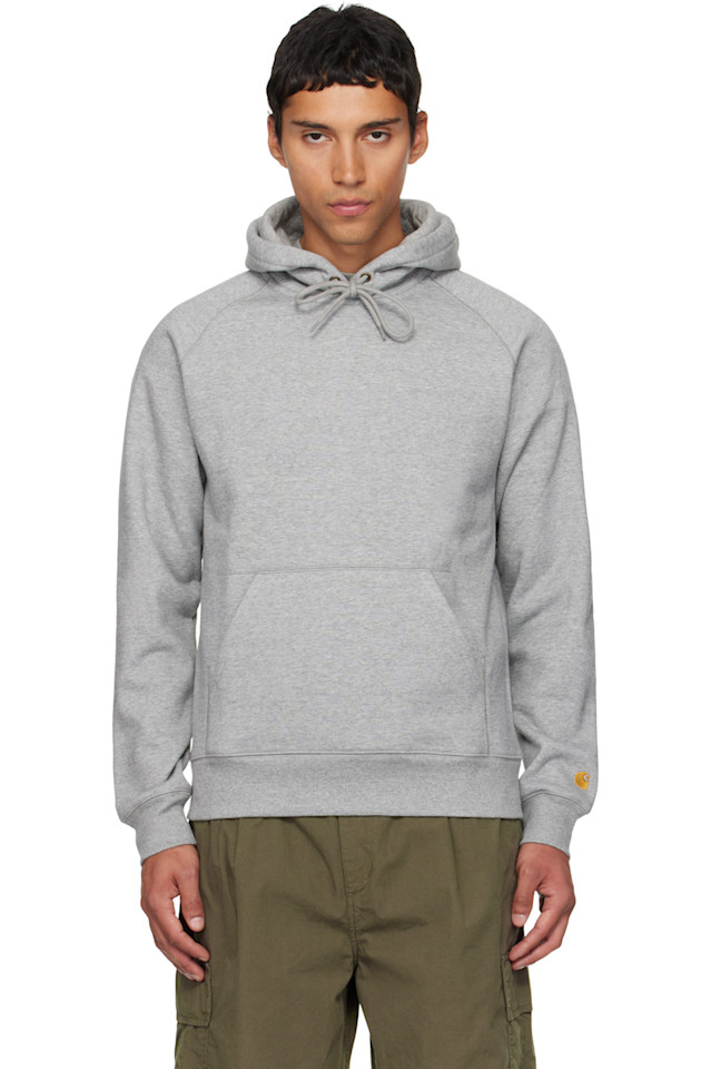 

Толстовка Gray Chase Carhartt Work In Progress, светло-серый/золотистый