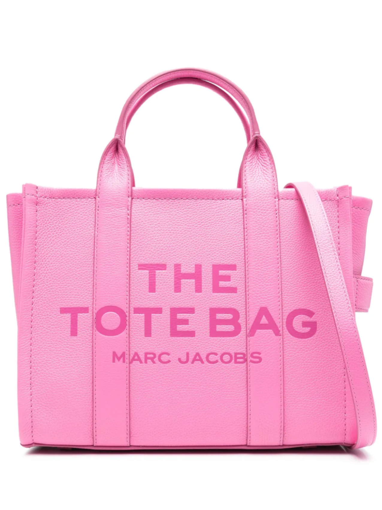

Сумка-тоут Marc Jacobs из кожи среднего размера, розовый