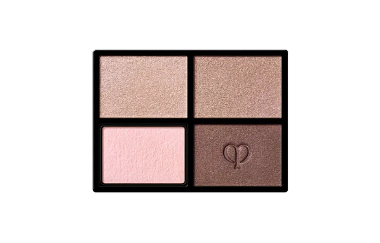 Clé De Peau Beauté Тени для век Starlight Diamond Radiance, 4 цвета, легко растушевываются, #9 Pink-Soft Pink Coral Shell — фото 2