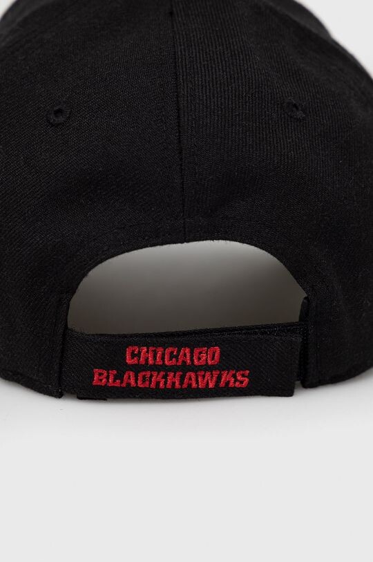 Кепка Chciago Blackshawks из смесовой шерсти 47brand, черный — фото 3