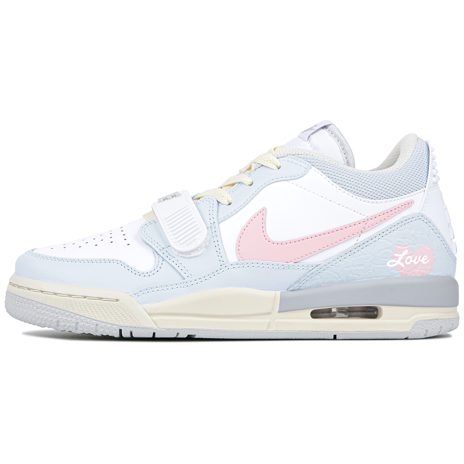Кроссовки Jordan Legacy 312 Vintage Basketball Shoes Women's Low-top White/blue/gray/pink, белый