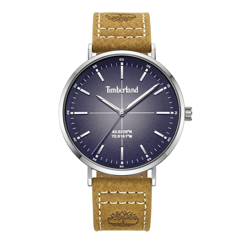 

Timberland Часы Rangeley Collection Wrist Watch Quartz Movement Leather Strap White Dial Men's Watch