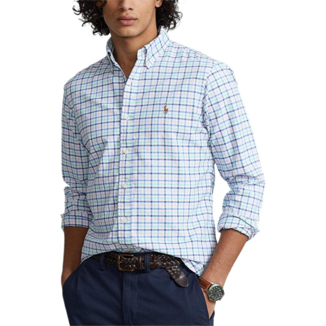 

Рубашка мужская многоцветная Polo Ralph Lauren, фиолетовый