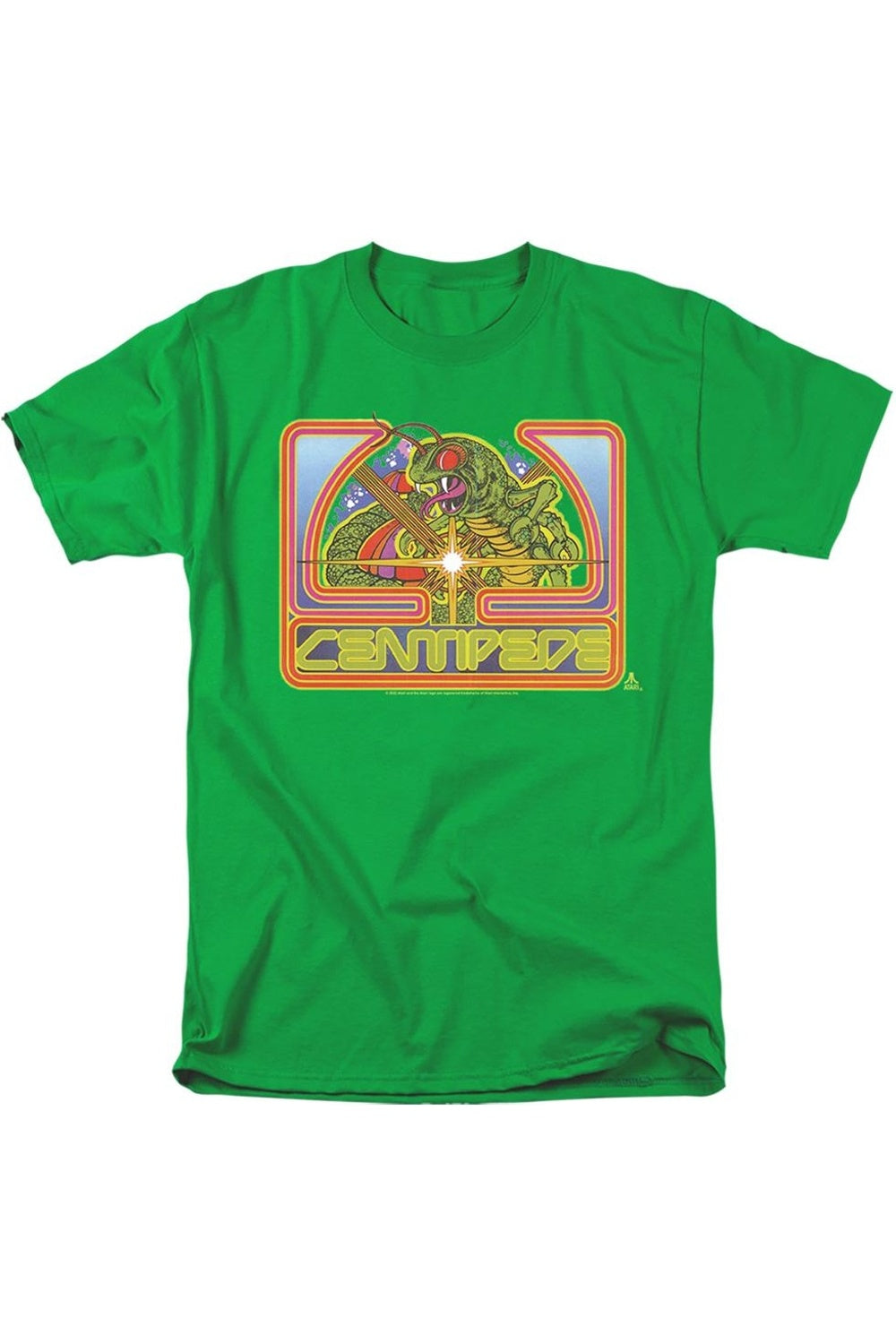 

Футболка Atari Centipede Green с коротким рукавом для взрослых Gildan
