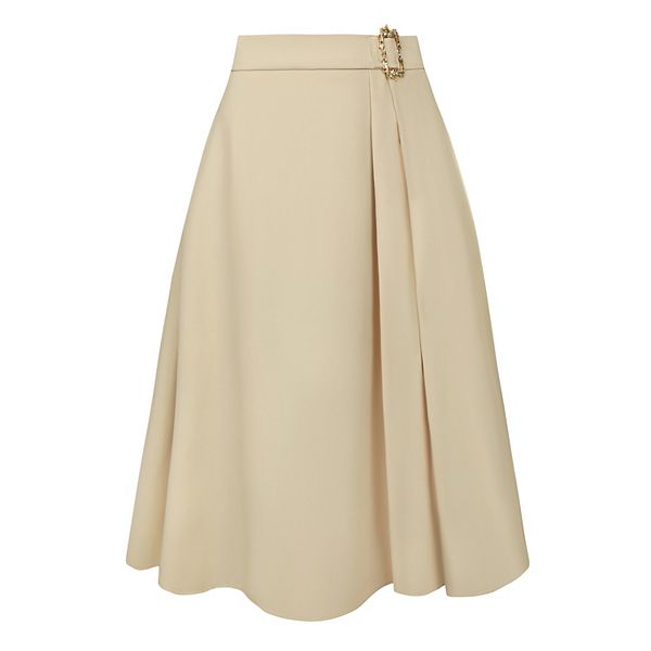 

Юбка-карандаш женская с плиссировкой спереди, высокая талия, для офиса Inspire Chic