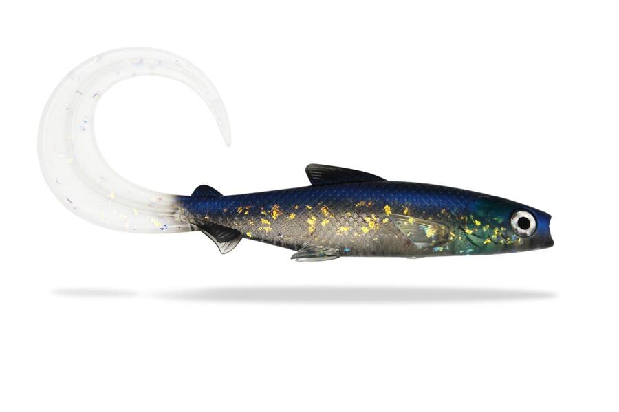 

FISHINGGHOST Мягкая приманка - Fishing Ghost - Renky Shad 35 см - Curly Tail - Blue Sapphire
