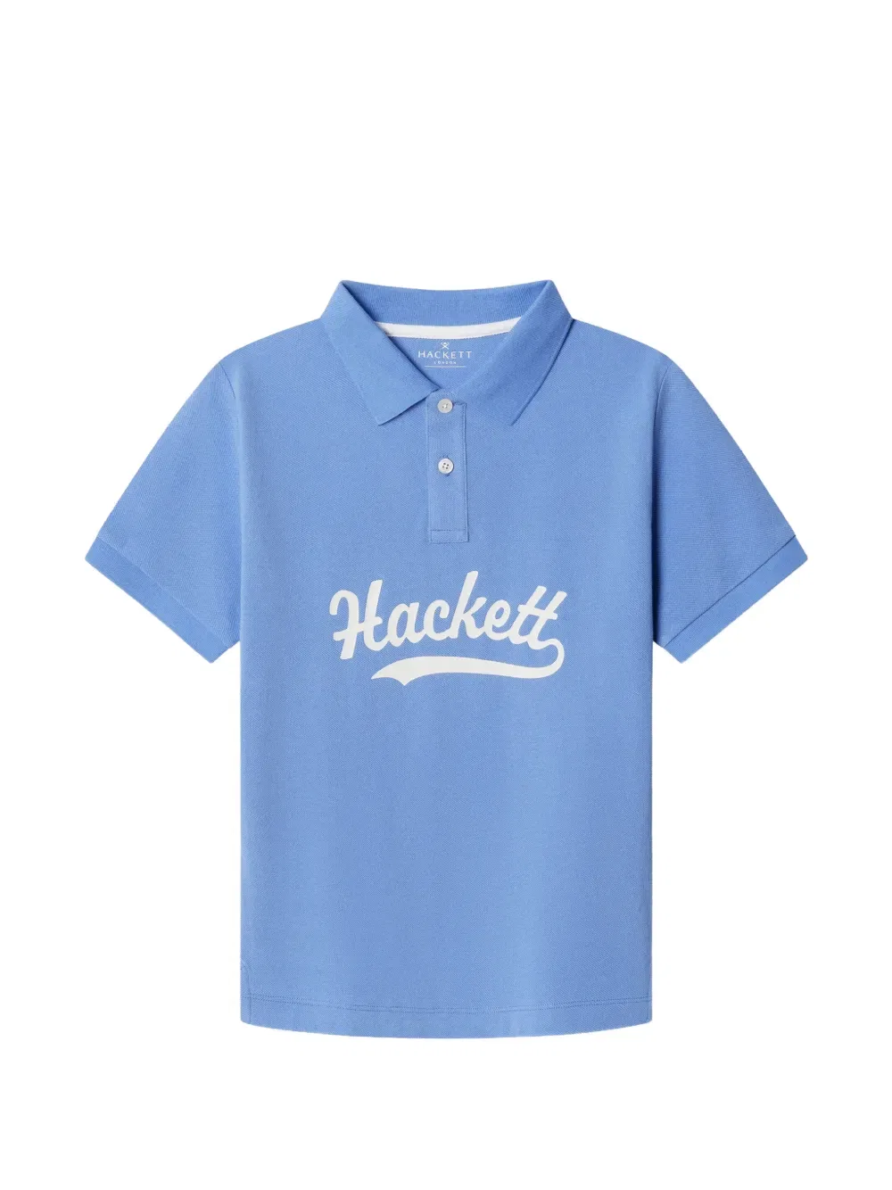 Поло с логотипом Hackett, синий