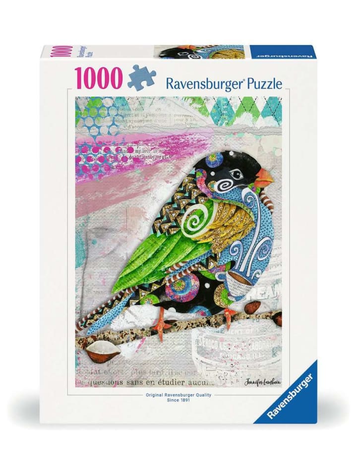 

Пазл Ravensburger, 1000 деталей, красочная птичка разных цветов