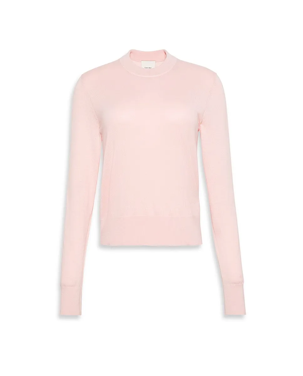 

Женский тонкий вязаный джемпер Calvin Klein, розовый