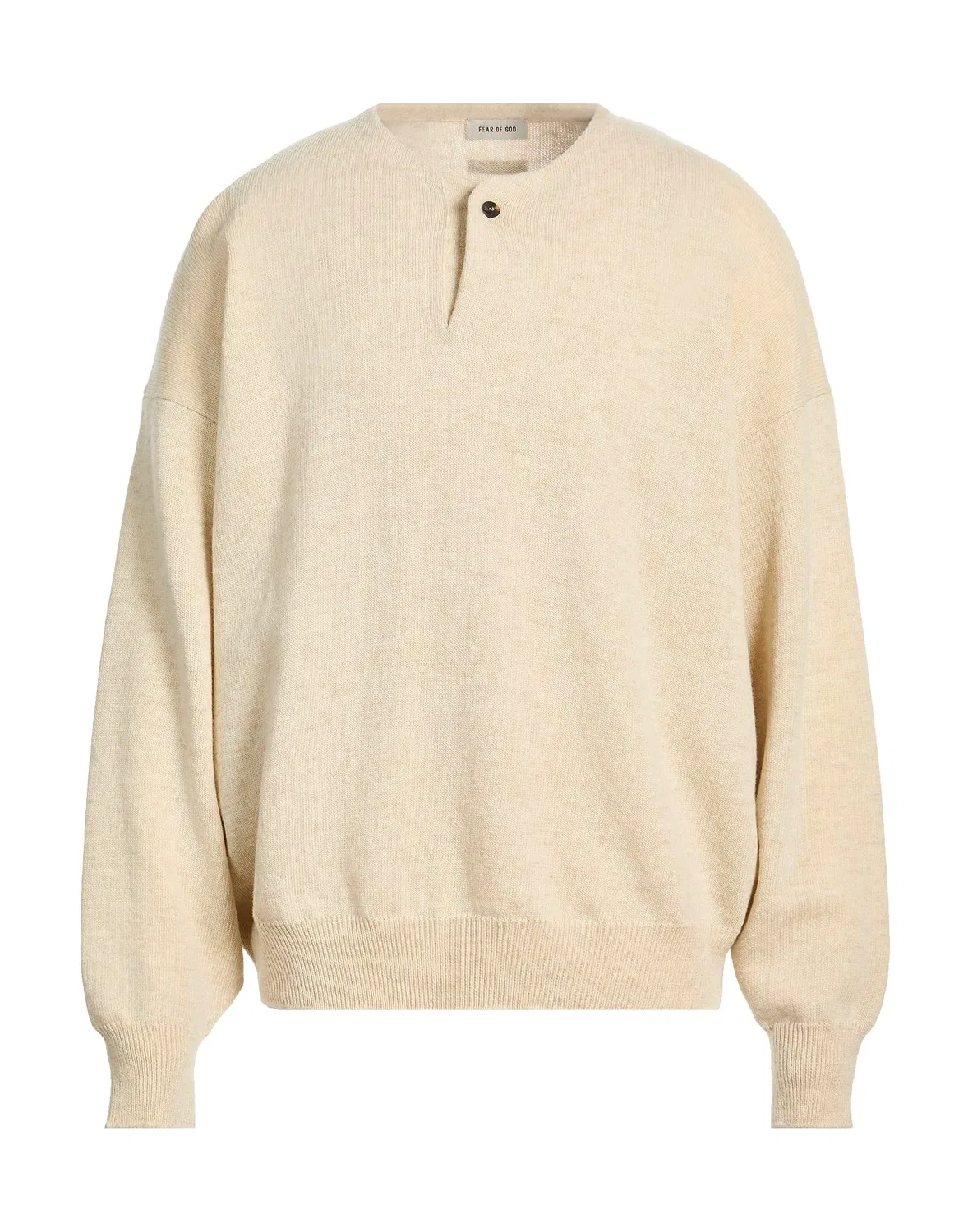 Мужской пуловер мериносовый Fear Of God, бежевый