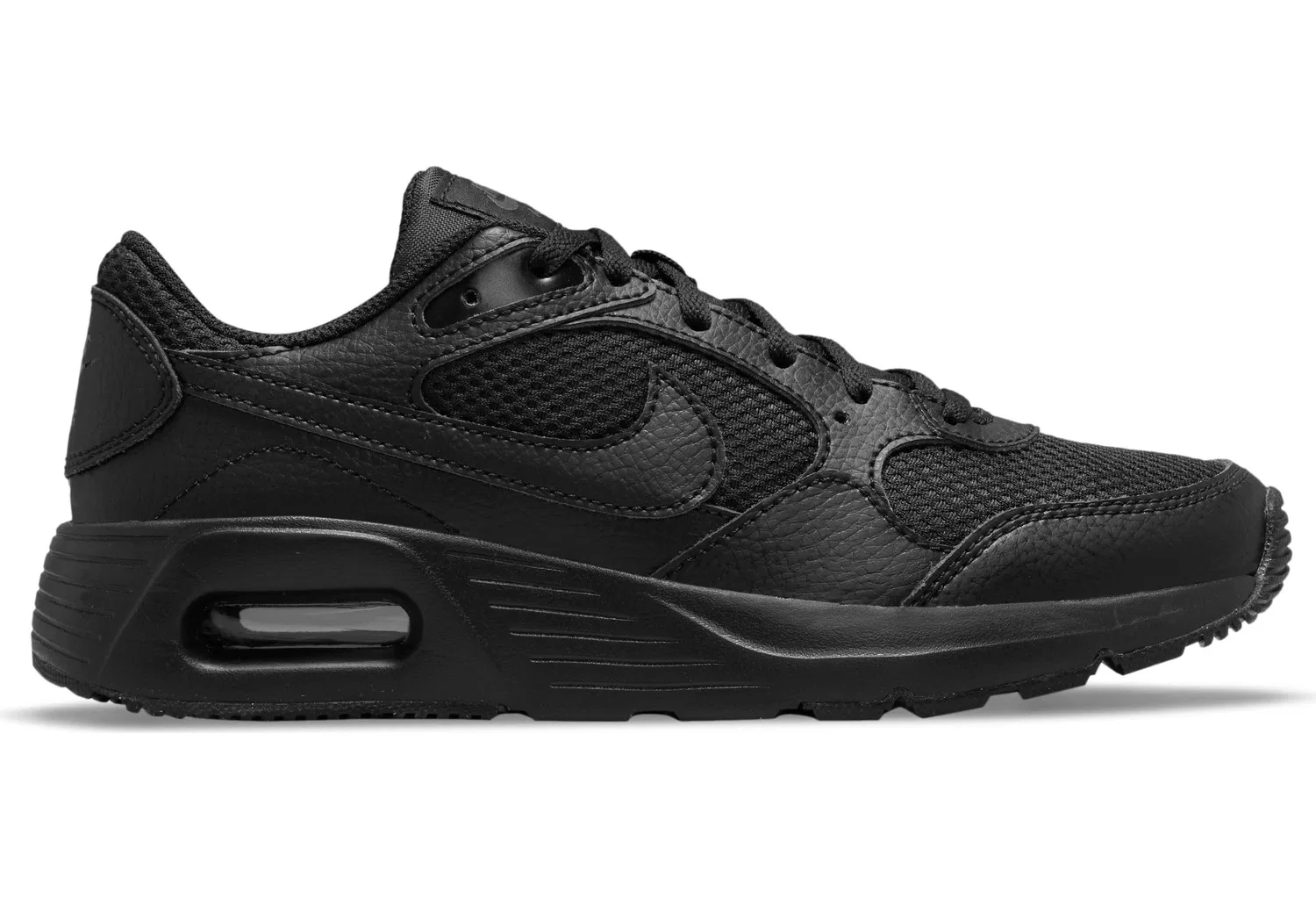 Детские кроссовки для мальчиков с амортизацией Air Max SC NIKE, Nero — фото 2