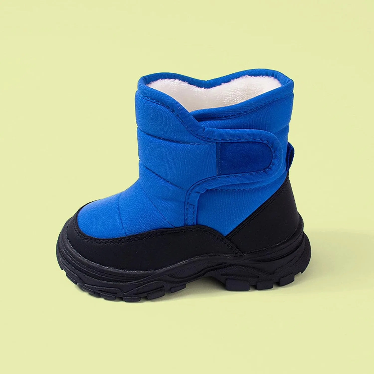Детские зимние сапоги для девочек с мехом и рифленой подошвой Zzalalana, Blue — фото 3