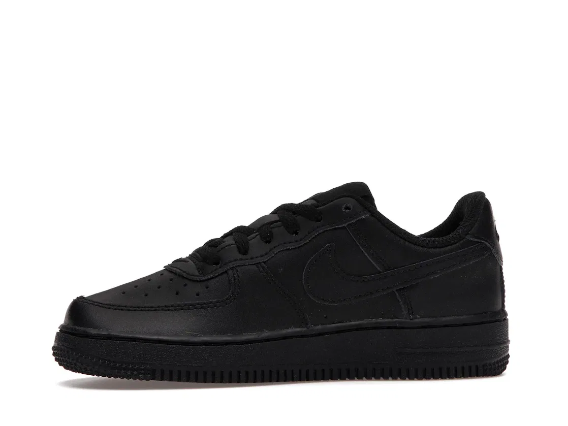 Детские кроссовки Nike Air Force 1 Low Triple Black 2017 PS, Black/Black-Black — фото 3