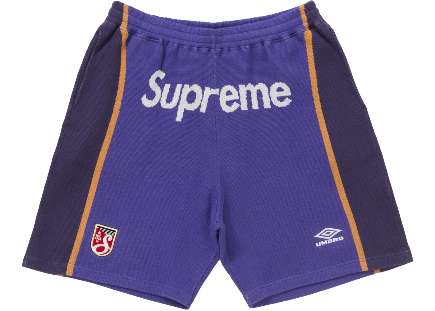 Мужские шорты спортивные вязаные Supreme Umbro, Purple