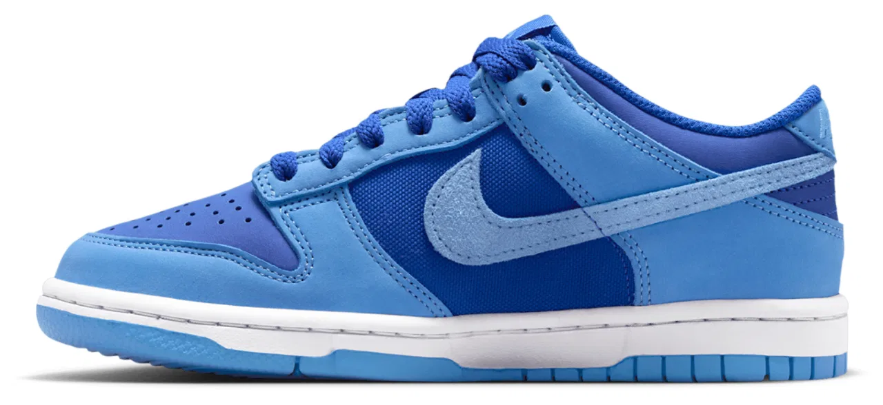 Кроссовки для мальчиков Dunk Low SE 3 Nike, цвет Game Royal/University Blue/White — фото 2