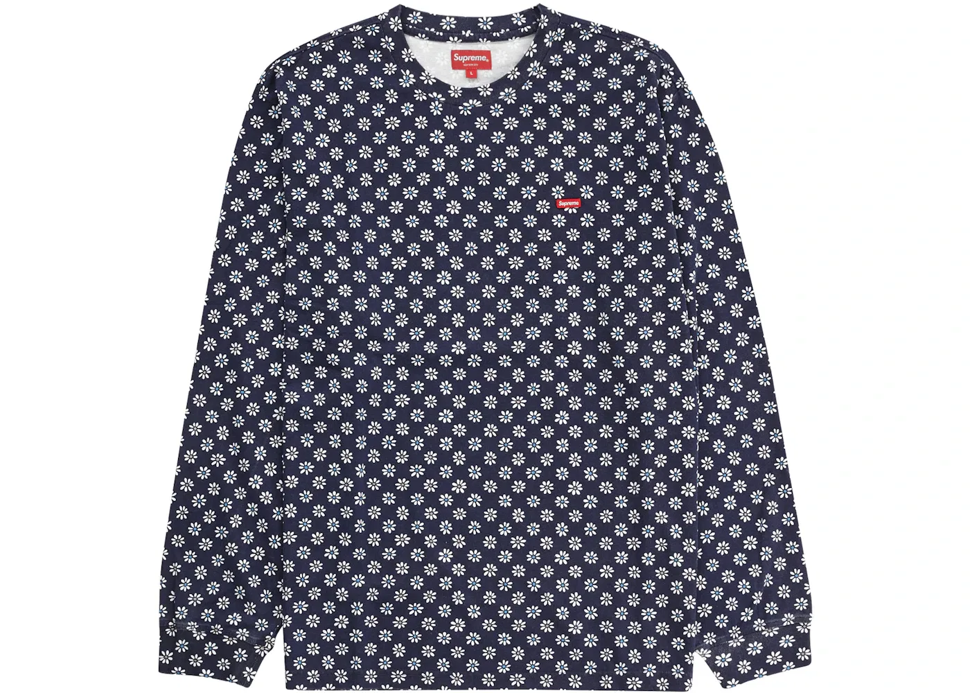Мужская футболка с длинным рукавом Supreme Tee (FW22), Flowers