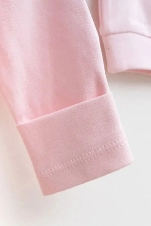 Детский для девочек комбинезон новорожденного с принтом Minytrendy, Pink2 — фото 4