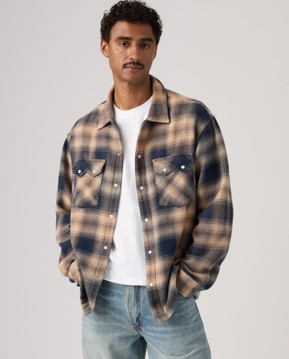 Мужская рубашка с длинным рукавом, Crop, Levi's, мультиколор — фото 4
