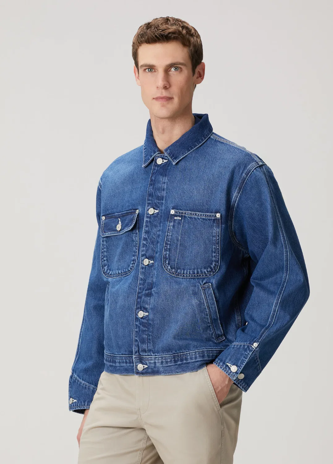 Джинсовая куртка Polo Ralph Lauren, синий — фото 3