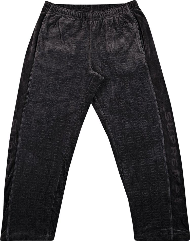 

Брюки Supreme x Nike Velour Track Pant 'Black', черный