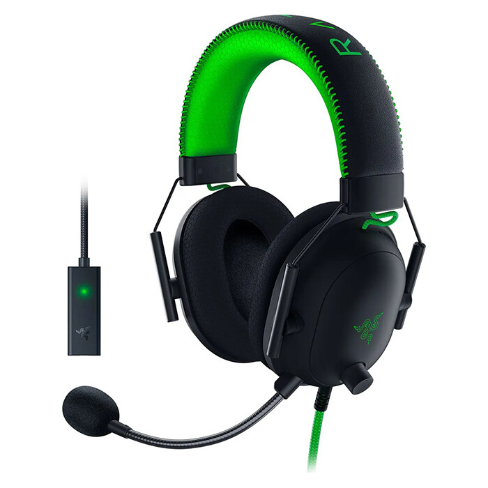 

Игровая гарнитура Razer Blackshark V2 Special Edition, черный/зеленый