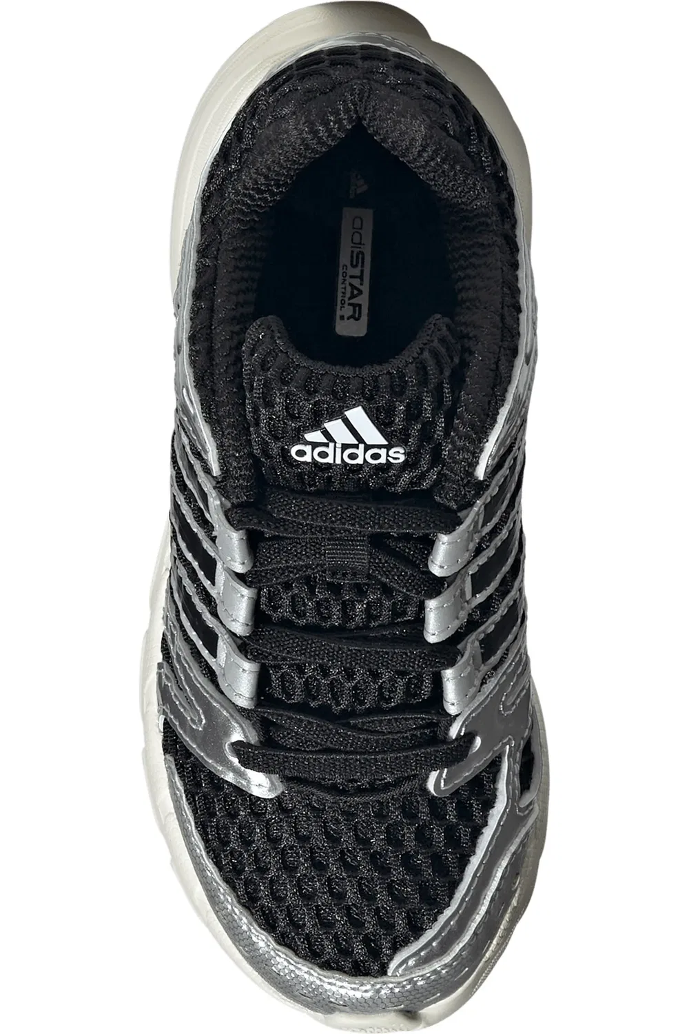 Детские кроссовки с металлическими вставками Adistar Control 5 adidas, Core Black/Silver/Grey — фото 4