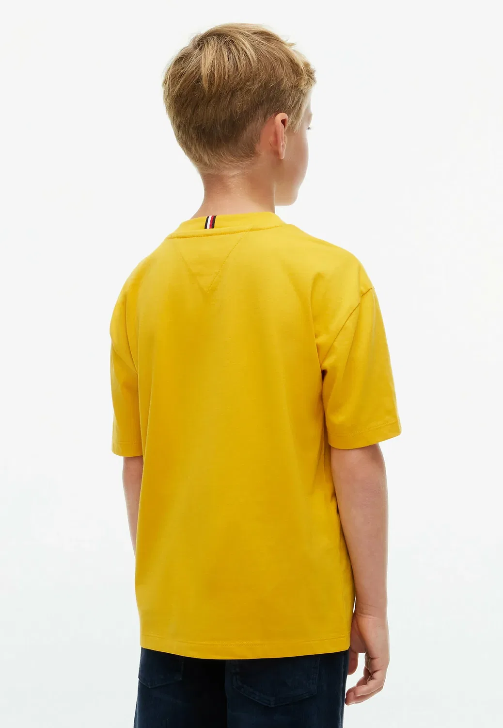 Футболка с круглым вырезом и логотипом - футболка с принтом Tommy Hilfiger, Countryside Yellow — фото 3